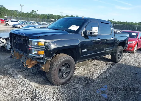 2014 Chevrolet Silverado 1500 High Country из США, поврежденный, VIN 3GCUKTEC7EG272127